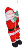 new design inflatable Christmas hanging santa climbing rope