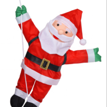 new design inflatable Christmas hanging santa climbing rope