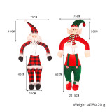 Christmas Tree Doll Hugger Santa Claus Elves Doll Cute Soft Doll Xmas Tree Decoration Home