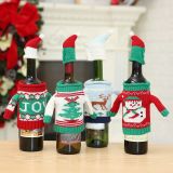 Knitted Plush  Exquisite Assorted Bag Christmas Wine Bottle Cover