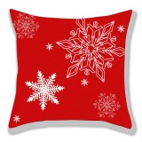 100% Polyster  45*45CM  Encryption linen, single-sided digital printing Cute Christmas Theme Pillow