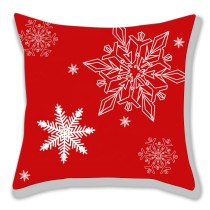 100% Polyster  45*45CM  Encryption linen, single-sided digital printing Cute Christmas Theme Pillow