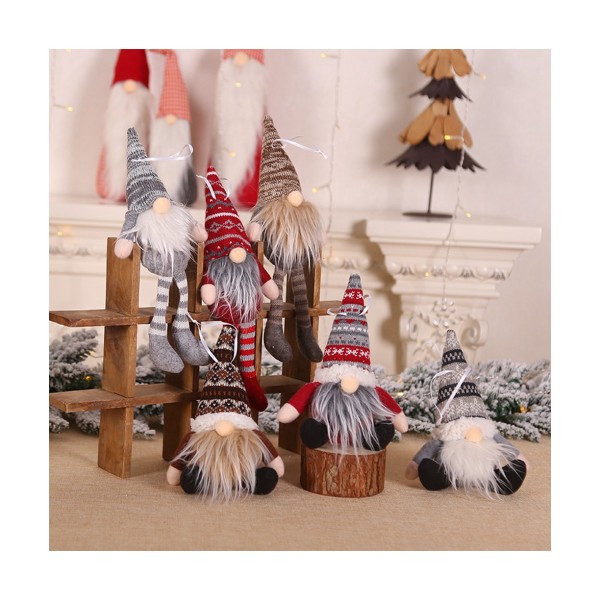 Wholesale Light Up Cute Christmas forester Xmas decoration doll For Christmas