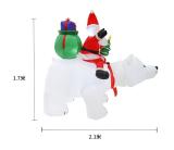 2021 LED Christmas Inflatable Santa Claus Outdoor Garden New Year Christmas Decoration Gift For Kids Children Toy