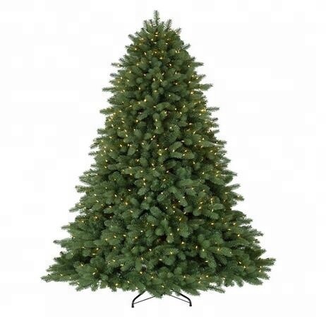 7.5 Green Slim Artificial Led Christmas Tree