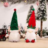 Christmas Glowing Faceless Doll Toys Xmas Sitting Elf Doll With Light New Year Ornaments