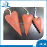 recycled paper/papier mache / paper pulp red hanging star for christmas ornaments