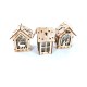 Signs Animal Merry Bird Houses Wall Christmas Wood Decoration