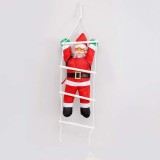 60cm Christmas Climbing ladder Santa Claus indoor decoration New Year Christmas Decoration