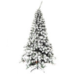 Miniature Blue Real Lights Glass Christmas Trees