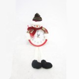 Hanging Christmas decoration christmas doll  with clock