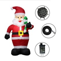 2021 LED Christmas Inflatable Santa Claus Outdoor Garden New Year Christmas Decoration Gift For Kids Children Toy