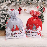Christmas Nordic Style Gnomes Burlap Gift Bags Customize Candy Drawstring Bag Christmas Gift Ornaments For Holiday