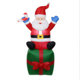 2021 New Design High Sales Christmas Inflatable Shine Bear For Holiday Wedding Party Decoration Supplies Ornament Craft Gifts