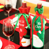 2020  Cute Xmas Gift Wine Bottle civer Christmas gift Wine Bottle Cover