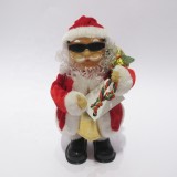 New Design Battery Operated Christmas Ornaments Electric Singing and Dancing Santa toy  and gift