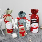 2020  Cute Xmas Gift Wine Bottle civer Christmas gift Wine Bottle Cover