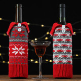 New Year Customise Rustic Fancy Christmas Wine Bottle Cover