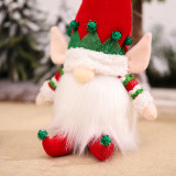 Christmas Glowing Faceless Doll Toys Xmas Sitting Elf Doll With Light New Year Ornaments