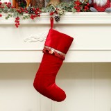 Factory Direct Sale Big size 50cm UK and Europe Style  Long Christmas Sock and stockings for Christmas Gift
