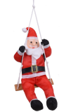 new design inflatable Christmas hanging santa climbing rope