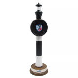 custom light house beer tower tap handle