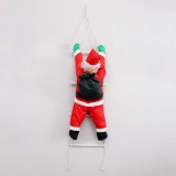 60cm Christmas Climbing ladder Santa Claus indoor decoration New Year Christmas Decoration