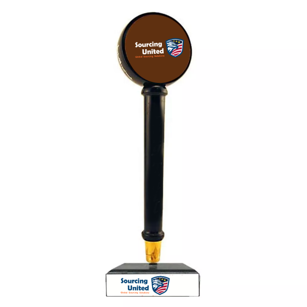 custom lollipop wooden beer tap handle