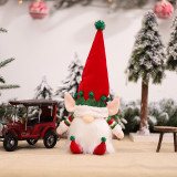 Christmas Glowing Faceless Doll Toys Xmas Sitting Elf Doll With Light New Year Ornaments