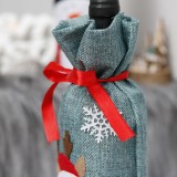 2020  Cute Xmas Gift Wine Bottle civer Christmas gift Wine Bottle Cover