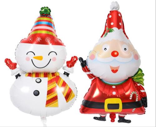 Christmas Ornaments Home Party Decoration Santa Claus Balloon