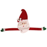 New Year Product Santa /Snowman Doll Christmas Tree Top Pendant decorations holiday decoration supplies