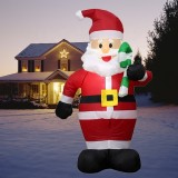 2021 LED Christmas Inflatable Santa Claus Outdoor Garden New Year Christmas Decoration Gift For Kids Children Toy