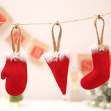 Newest Hot Sale Christmas Gifts Santa Claus Elf Angel  Flet Hanging Decoration For Christmas Tree Decoration