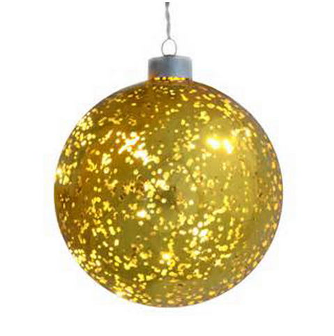 Wholesale custom gold glitter shiny Christmas Ornaments ball