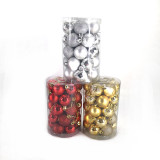 Christmas Hanging Ornament Plastic Ball
