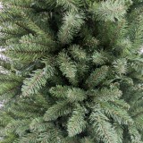 New Hot Sale Prelit 8ft Hinged PVC Christmas Tree with Lights and Metal Stand
