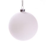 Wholesale custom silver matt glitter Chinese Christmas tree Ornaments ball supplier