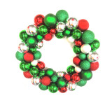 Decorative Pink Eucalyptus Wood Fiber Optic Artificial Christmas Wreath