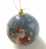 Wholesale custom colorful printing Christmas tree Ornaments supplier