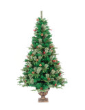 Falling Snow Outdoor Led Metal Spiral Christmas Tree
