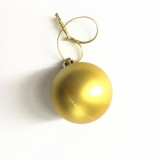Wholesale high quality Gold glass Christmas Ball Baubles for Christmas ornament