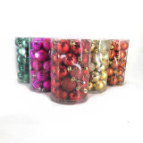 Shatterproof Christmas Balls Decorative Hanging Christmas Ornaments Baubles Set