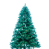 10Ft 11Ft 12Ft White Artificial Tinsel Metal Stand PE Mixed PVC Christmas Trees