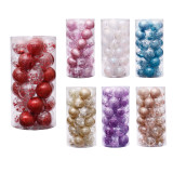 Christmas Balls 5Cm Christmas Tree Decoration Balls Plastic Christmas Decoration