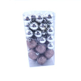 Filled Foam Kissing Stress Light Christmas Ball