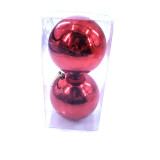 Pearl White Large Tree Clear Acrylic Transparent Light Up Plastic Christmas Balls