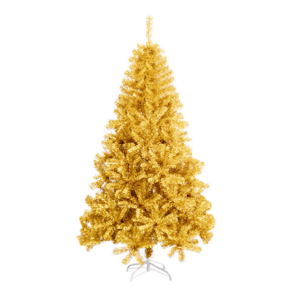 Hot Pre-lit Artificial PE PVC Christmas Tree with Warm White LED Lights