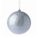 Wholesale custom gold glitter shiny Christmas Ornaments ball