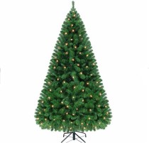 Collapsible Outdoor Wire Musical Christmas Tree With Lights